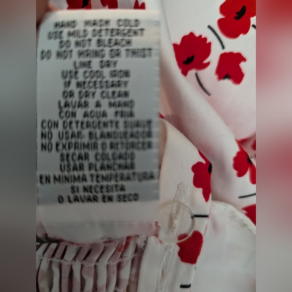 EUC poppy printed r&k originals sundress with adjustable straps, padded bust - Picture 8 of 11